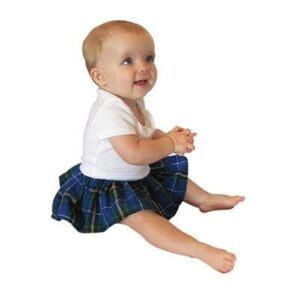 NWT Nova Scotia baby kilt Blue and Green tartan kilt 1